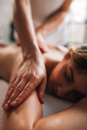 Gentle lymphatic drainage therapy improving circulation and reducing swelling at Wellspring Therapy